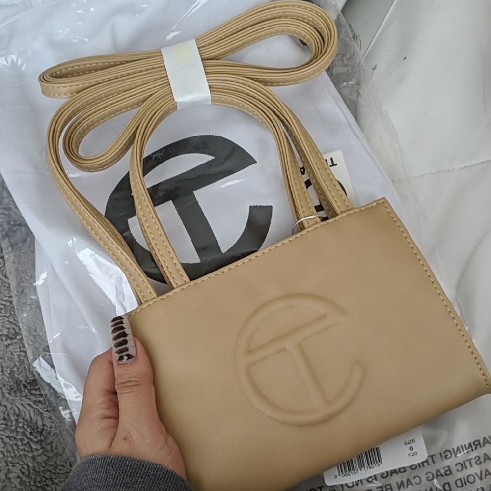 NWT Telfar Small Cream Bag